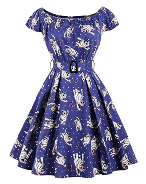 11 Vintage & Retro Style Cat Dresses For Your Next Pawty! · Meow As Fluff